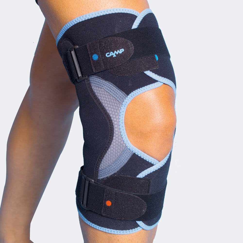 T 128 Ginocchiera avvolgente articolata policentrica con zona poplitea aperte