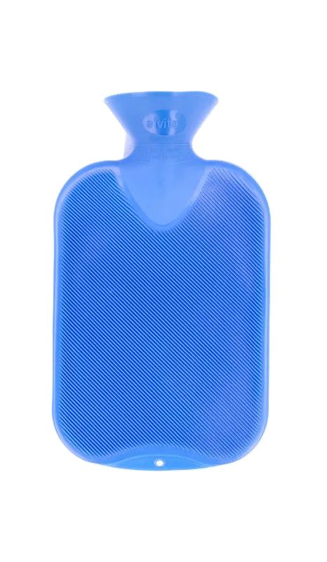 Alvita Borsa Acqua Calda Blu con Tappo a Vite