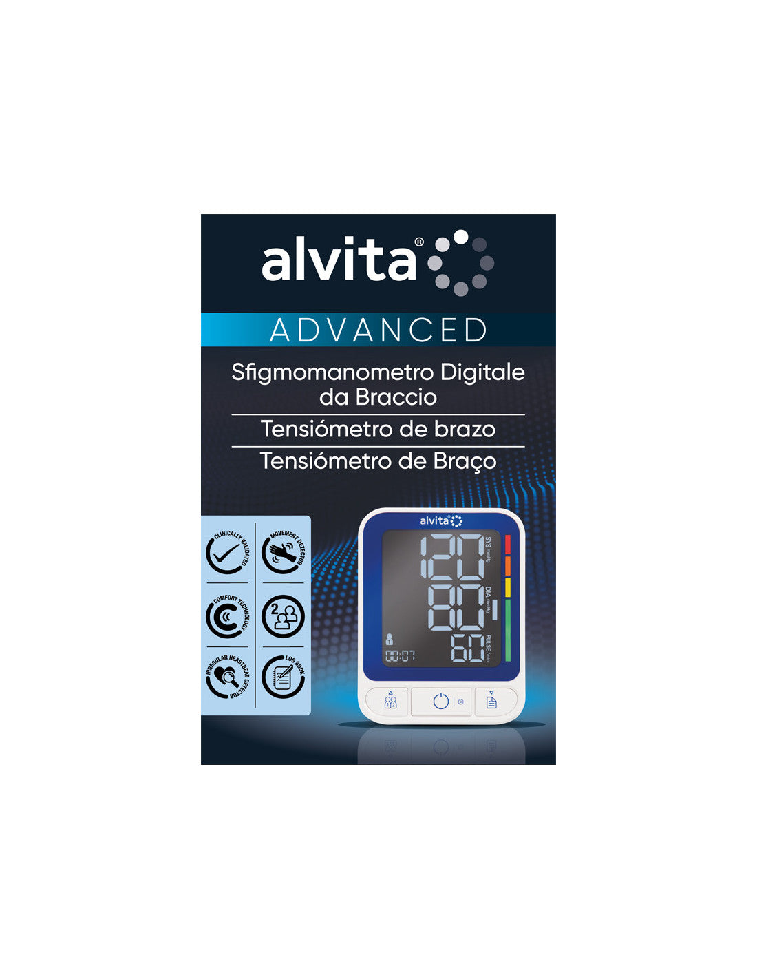Alvita sfigmanometro digitale automatico domestico