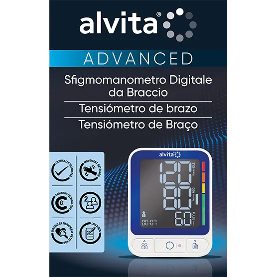Alvita sfigmanometro digitale automatico advance