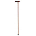 Bastone in Legno Lucido con Impugnatura a T