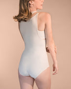 Marena Body Addominale Post-Operatorio Compressivo con Bretelle e Apertura Laterale con Ganci e Zip