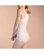 Marena Body Addominale Post-Operatorio Compressivo con Bretelle e Apertura Laterale con Ganci e Zip