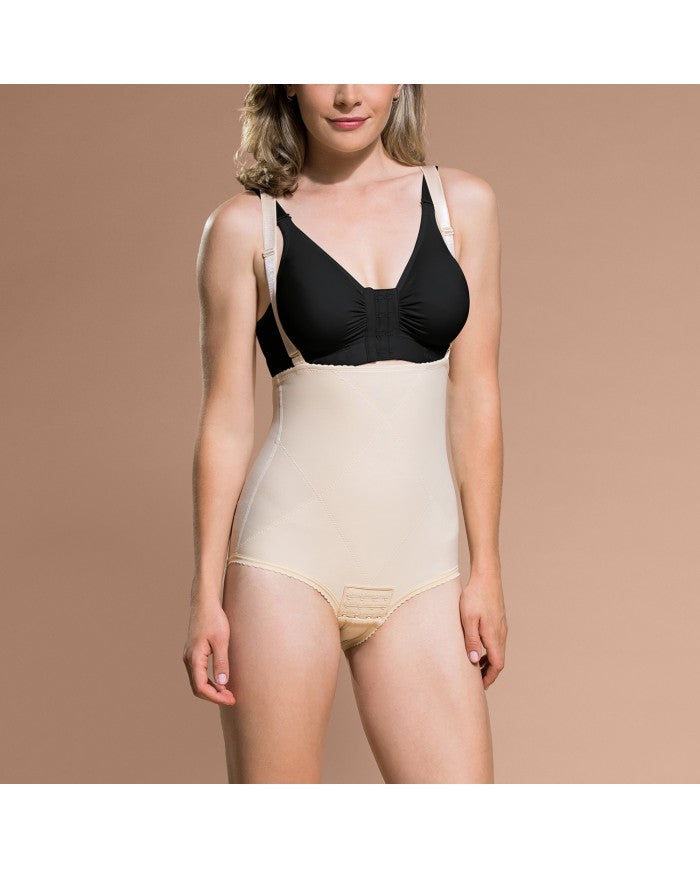 Marena PPGA Body compressivo post parto rinforzato con bretelle regolabili