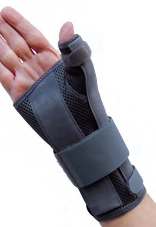 Ortesi polso-pollice in Airmesh con rinforzo steccato e fascia di chiusura