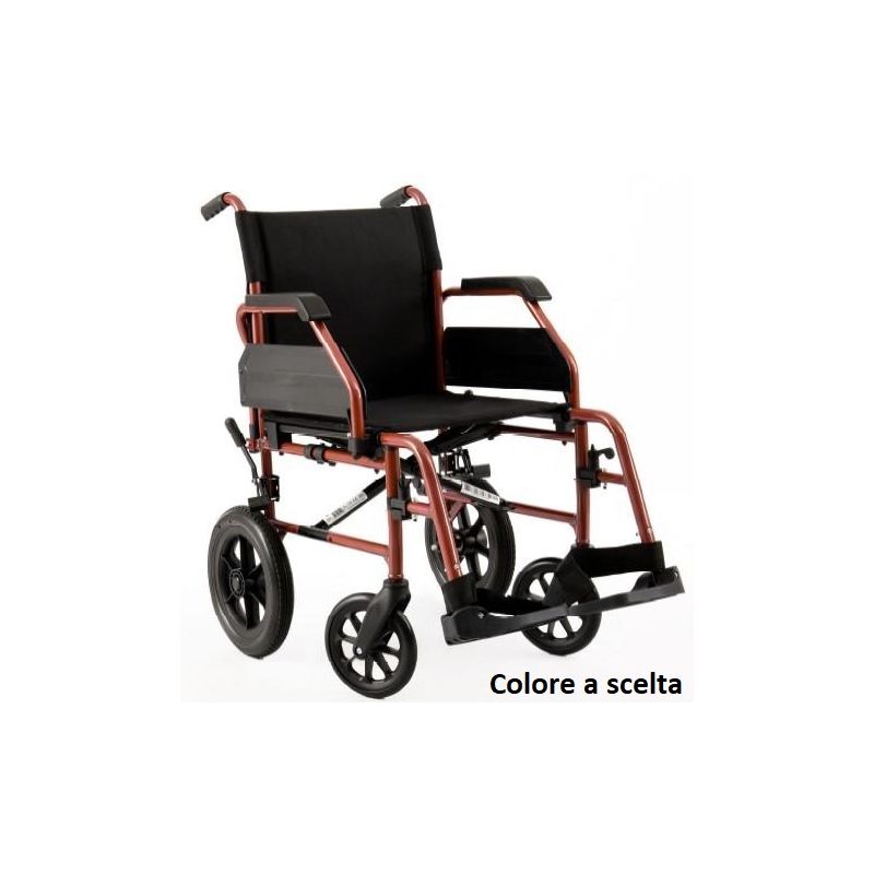 Carrozzina Termigea Alluminio Bordeaux Ruote