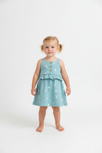 Chicco Vestito Smanicato Bambina in Jersey con Stampa Floreale