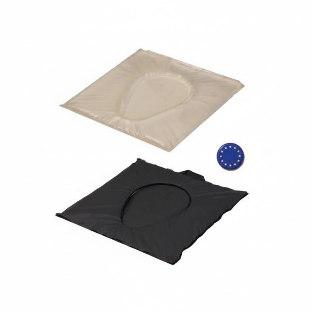 Termigea Cuscino Antidecubito Viscoelastico con Foro Chiudibile