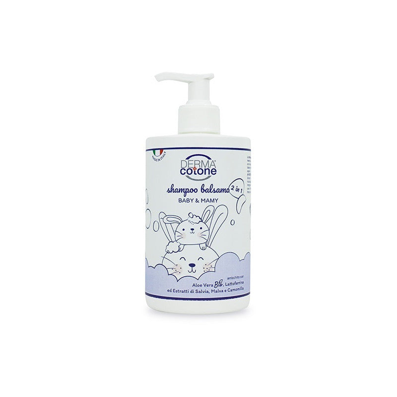 Dermacotone shampoo balsamo 2 in 1 baby & mamy 500 ml