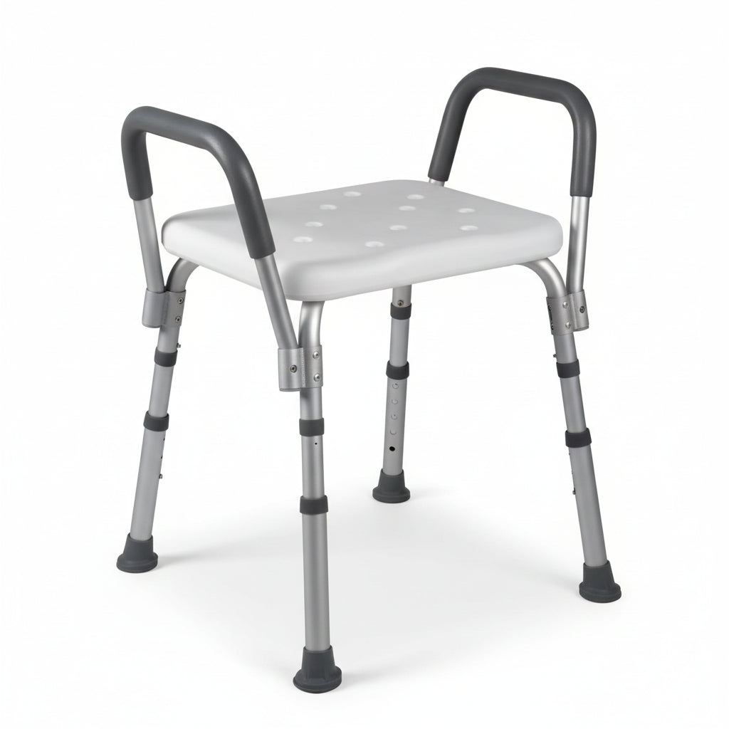 Sedia da Doccia BA43 con Braccioli Estraibili Termigea
