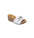 Scholl Ravello High Wedge Bianco Donna