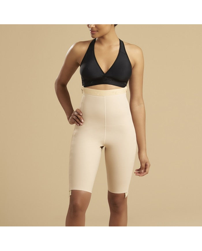 Marena Body Guaina Compressiva Sottoseno-Ginocchio Senza Bretelle con Zip Completa