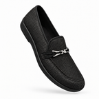 Mocassino da donna in pelle elasticizzato