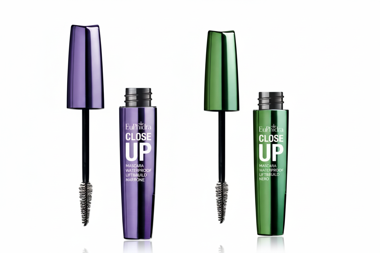 Euphidra Mascara Close Up Waterproof - Nero e Marrone