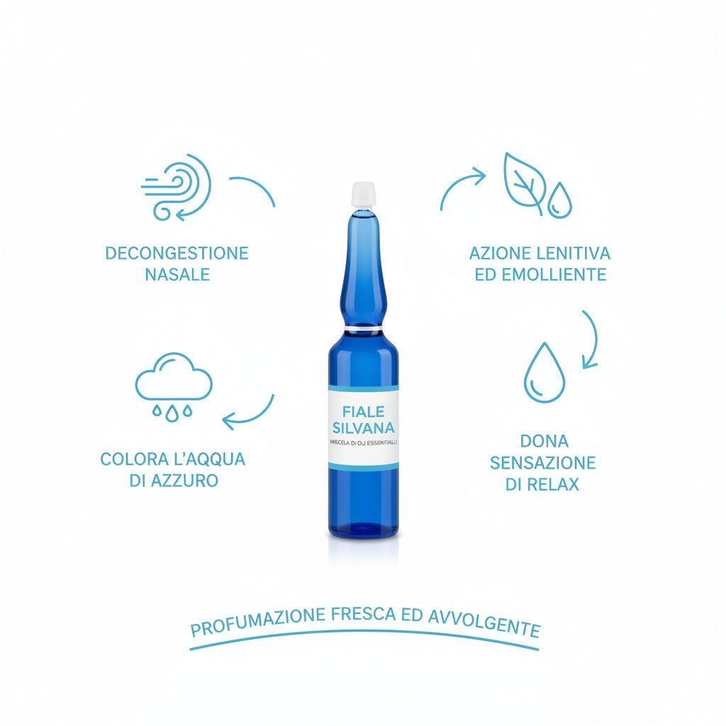 Silvana Fiale Olio Essenziale per Bagnetto Neonato 10 fiale da 5ml