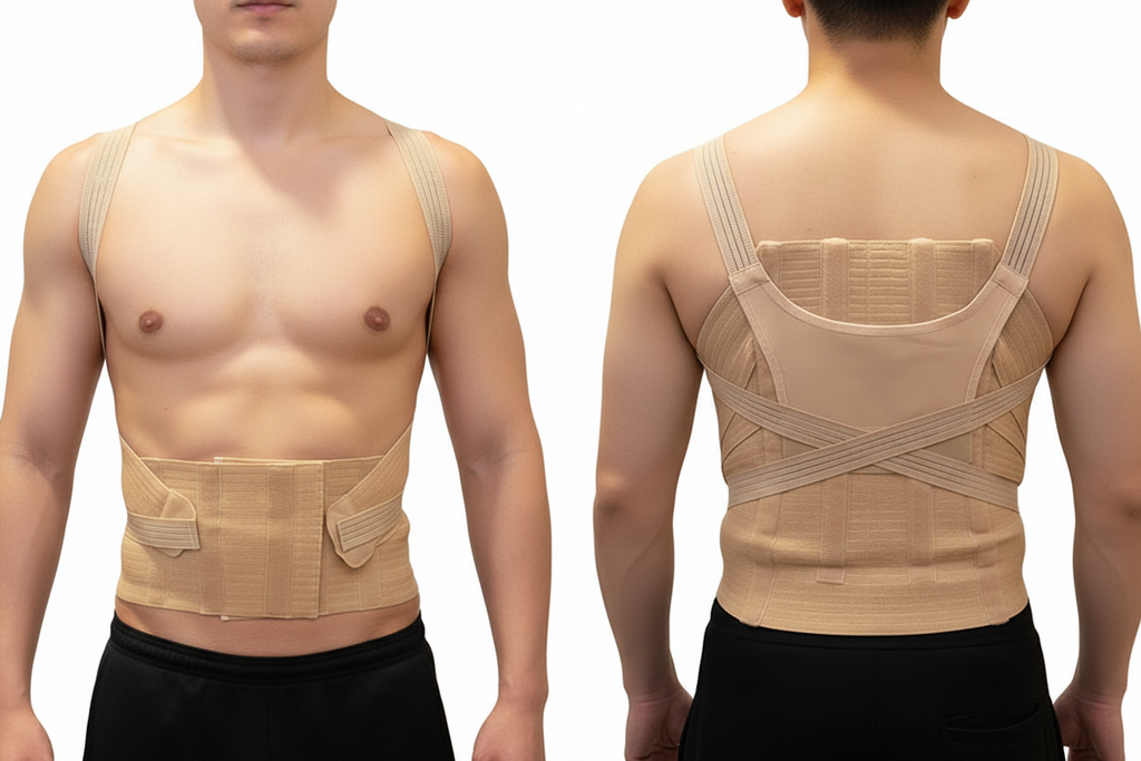 Immagine orizzontale corsetto posturale