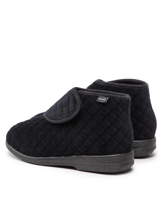 Scholl Pantofole Lili Ankle Boot Nero