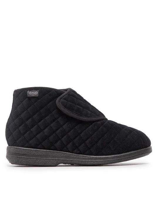 Scholl Pantofole Lili Ankle Boot Nero