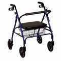 Rollator Pieghevole Bariatrico Acciaio Rinforzato Sedile Imbottito Termigea