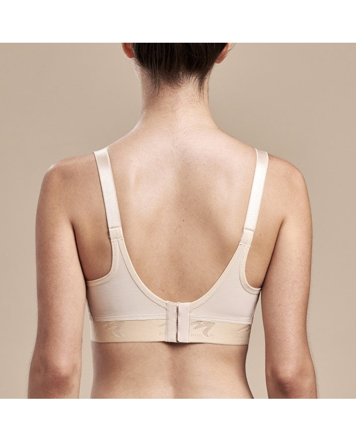 Marena Recovery Reggiseno Post-Operatorio con Zip Frontale e Chiusura Posteriore con Ganci