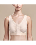 Marena Recovery Reggiseno Post-Operatorio con Apertura Frontale e Ganci con Drappeggio sul Seno
