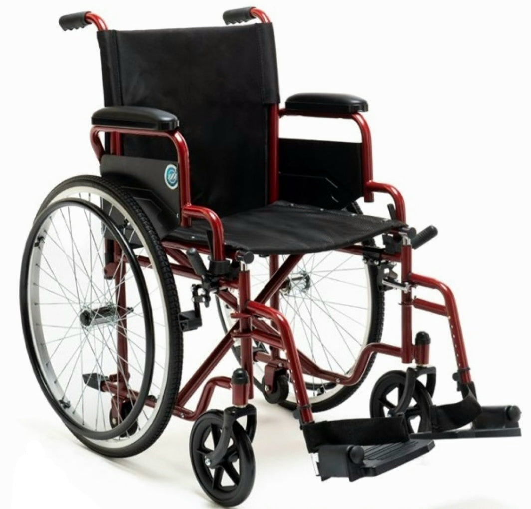 Ksp carrozzina pieghevole con autospinta