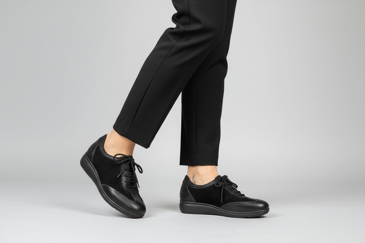 Scarpa Elasticizzata con Lacci Plantas