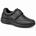 Scarpe da donna nere in pelle elasticizzata