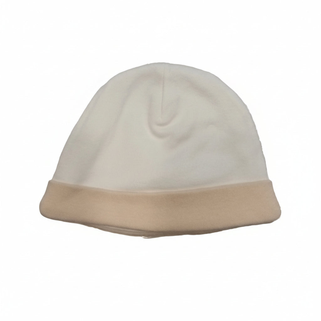 Chicco Cappellino Neonato  Bianco e Beige