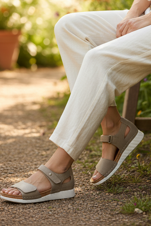Scarpa Donna Ortopedica Beige
