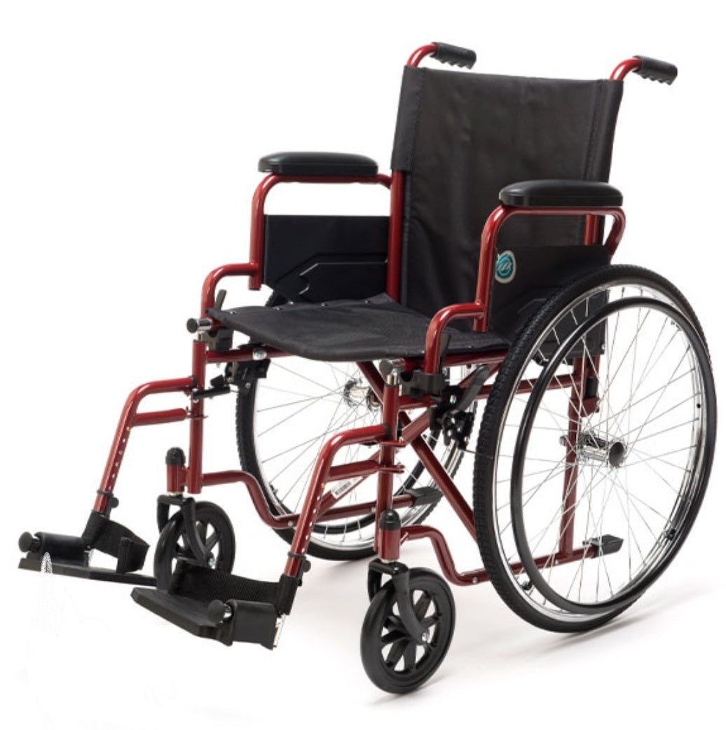 Ksp carrozzina pieghevole con autospinta