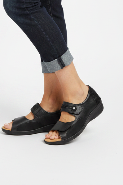 Scarpa Donna Elasticizzata Nero