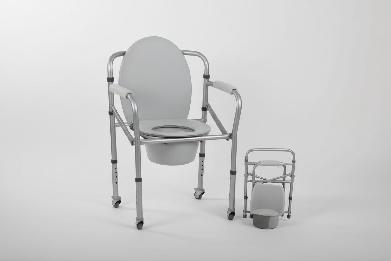 Comoda Pieghevole in Alluminio con Ruote BA63