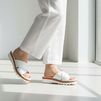 Novaflex Sandalo Incrociato Bianco