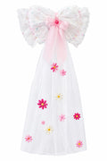 Coccarda nascita bambina con fiori