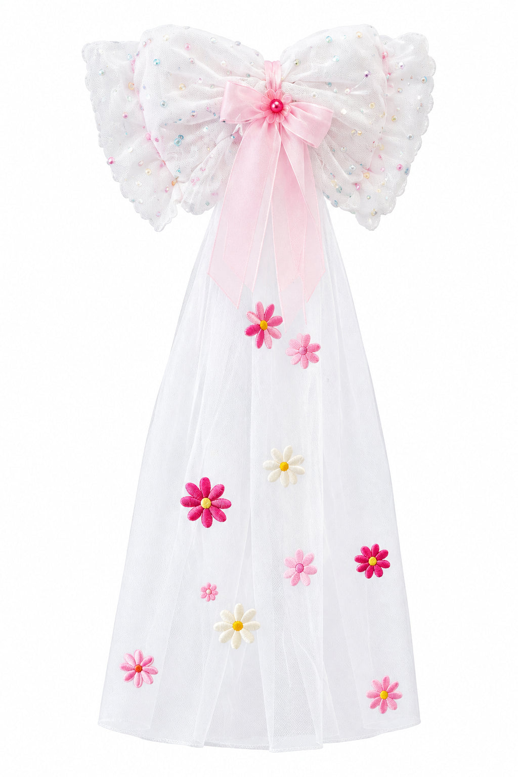 Coccarda nascita bambina con fiori