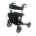 Rollator Pieghevole con Sedile e Sostegno Lombare