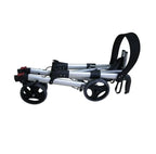 Rollator Pieghevole con Sedile e Sostegno Lombare