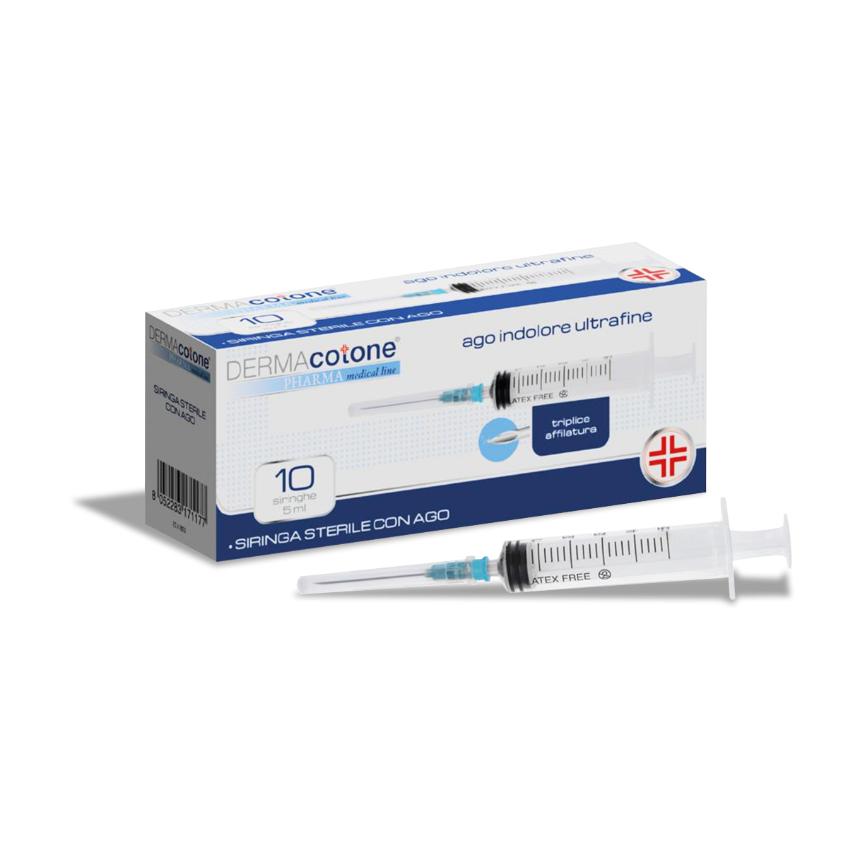 DERMACOTONE 10 SIRINGHE STANDARD STERILI DA 5 ML