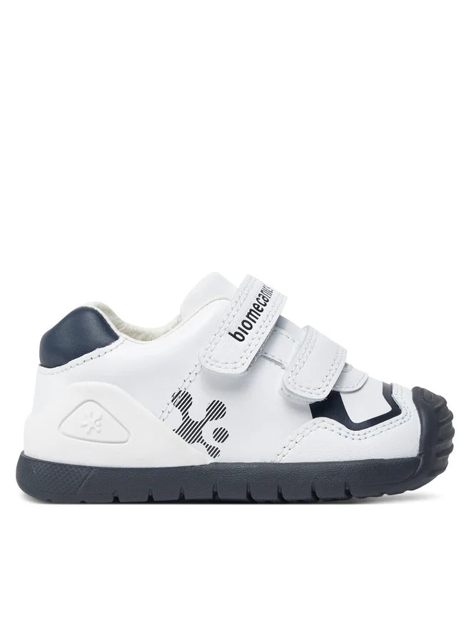 Biomecanics Scarpe Bambino Bianche e Blu Logo