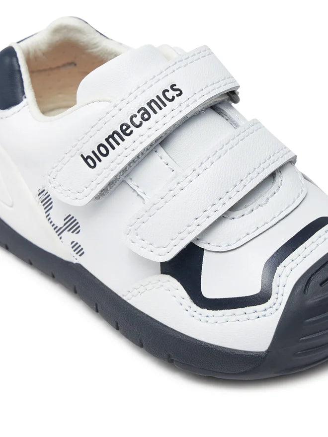 Biomecanics Scarpe Bambino Bianche e Blu Logo