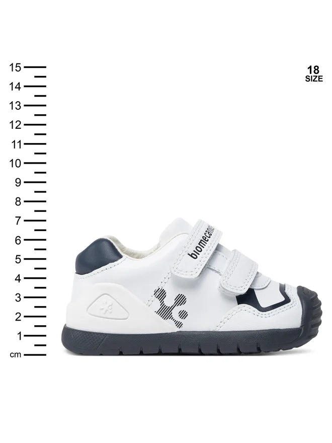 Biomecanics Scarpe Bambino Bianche e Blu Logo