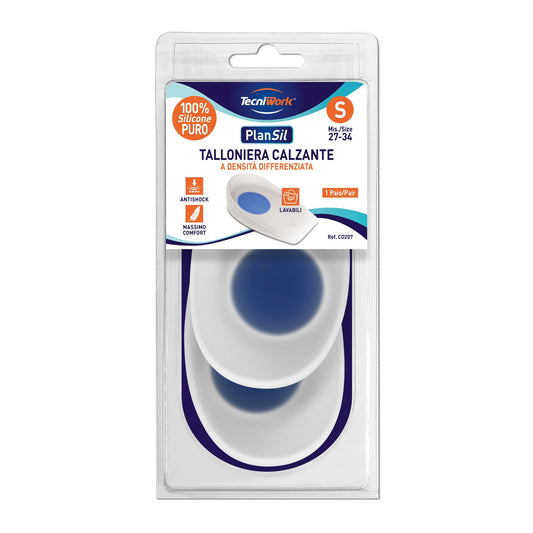Tecniwork Talloniera calzante in silicone con scarico