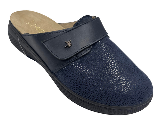 Benexa pantofola ortopedica elasticizzata blu