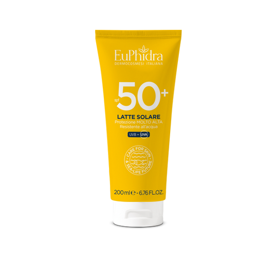 Euphidra Latte Solare Corpo Protezione molto alta resistente all'acqua spf 50+